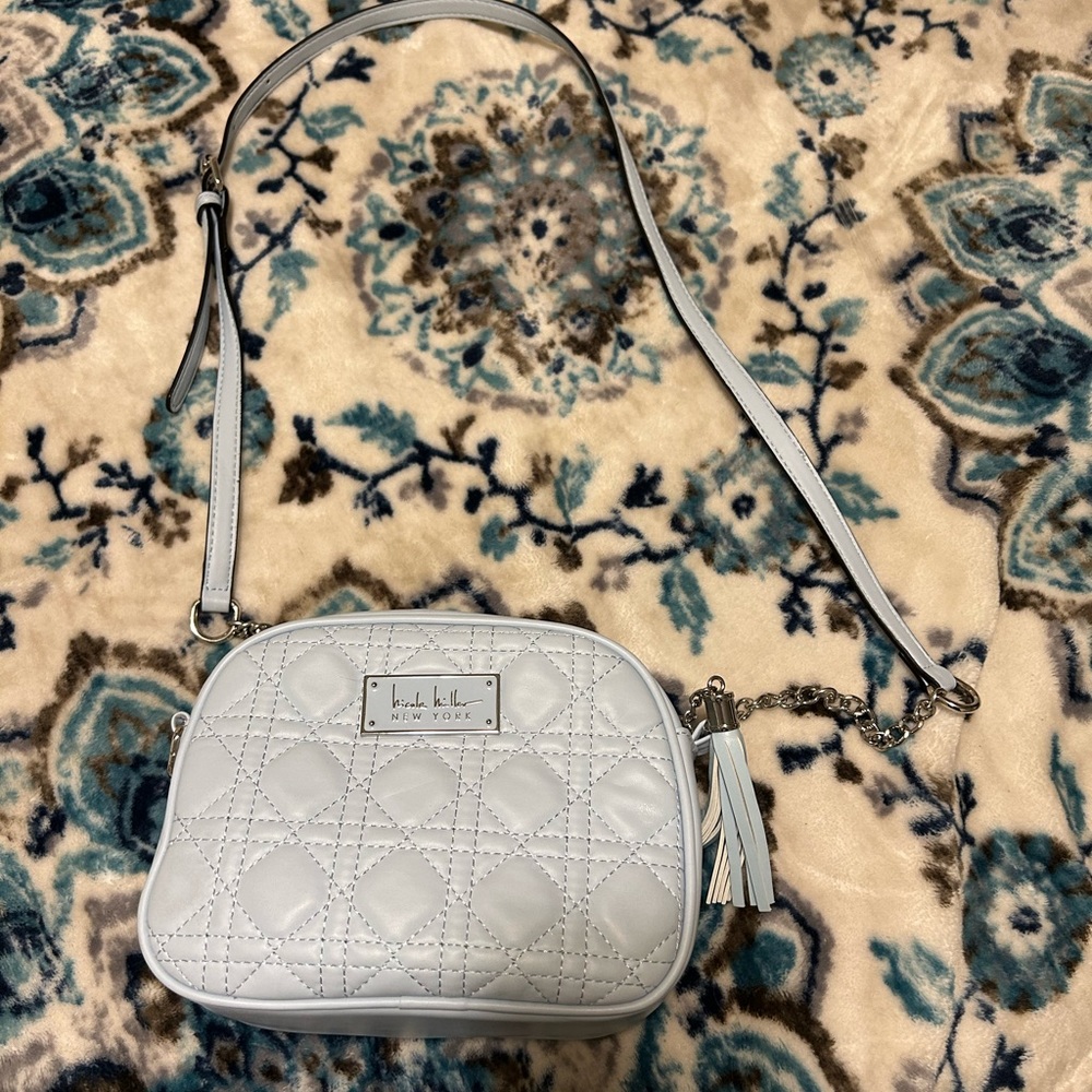 Shoulder bag Nicole Miller New York one size in light blue